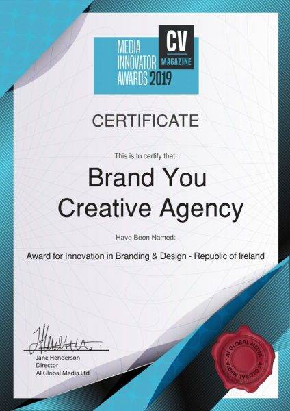 Award for Innovation in Branding Design Republic of Ireland 001 e1675658011912